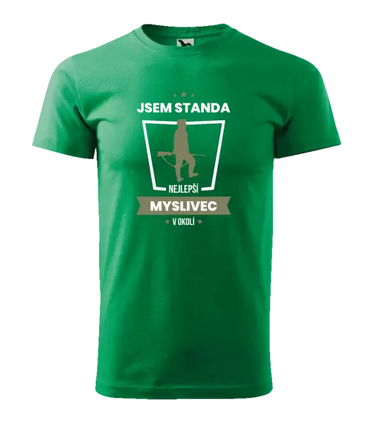 Pánské tričko Nejlepší v okolí - myslivec