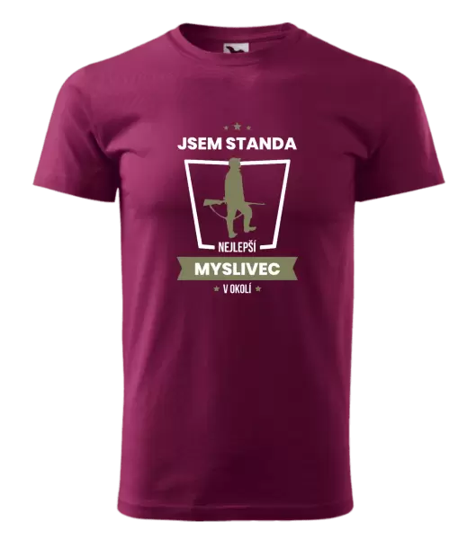 Pánské tričko Nejlepší v okolí - myslivec