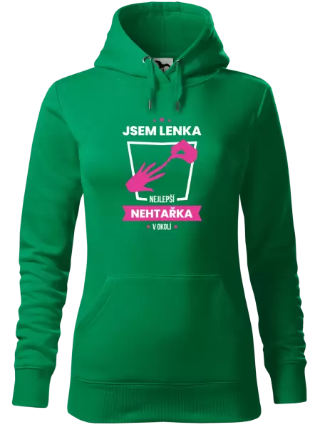 Dámská mikina Nejlepší v okolí - nehtařka