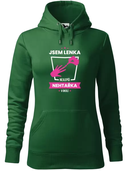 Dámská mikina Nejlepší v okolí - nehtařka