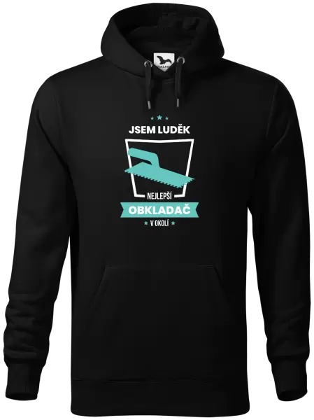 Pánská mikina Nejlepší v okolí - obkladač