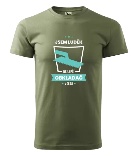 Pánské tričko Nejlepší v okolí - obkladač
