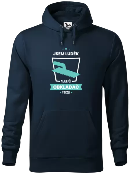 Pánská mikina Nejlepší v okolí - obkladač