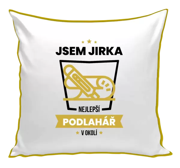 Polštář Nejlepší v okolí - podlahář