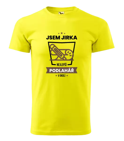 Pánské tričko Nejlepší v okolí - podlahář
