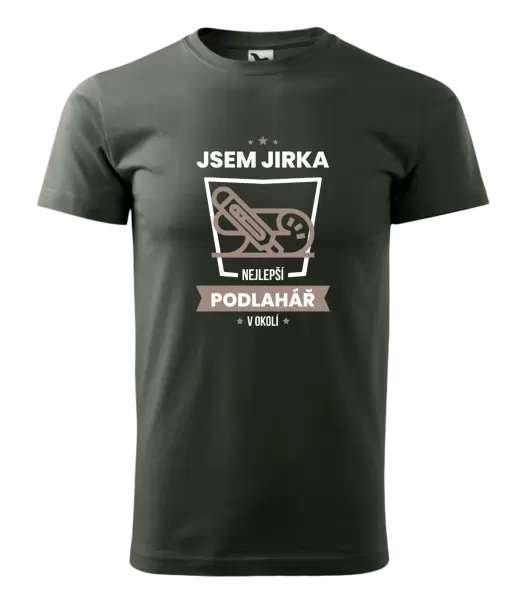 Pánské tričko Nejlepší v okolí - podlahář