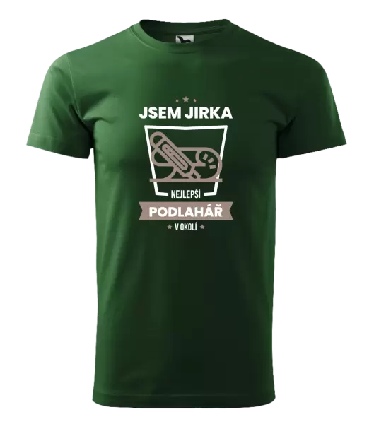 Pánské tričko Nejlepší v okolí - podlahář