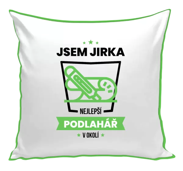 Polštář Nejlepší v okolí - podlahář