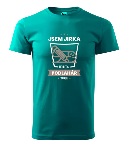 Pánské tričko Nejlepší v okolí - podlahář