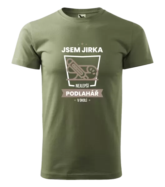 Pánské tričko Nejlepší v okolí - podlahář