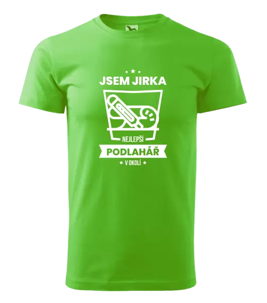 Pánské tričko Nejlepší v okolí - podlahář