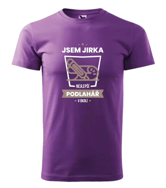 Pánské tričko Nejlepší v okolí - podlahář