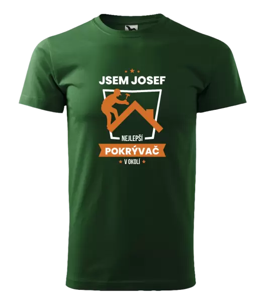 Pánské tričko Nejlepší v okolí - pokrývač