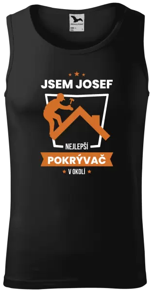 Pánské tílko Nejlepší v okolí - pokrývač