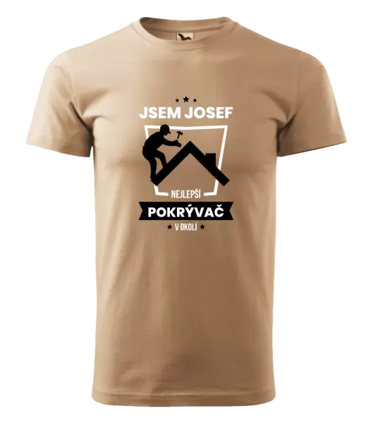 Pánské tričko Nejlepší v okolí - pokrývač