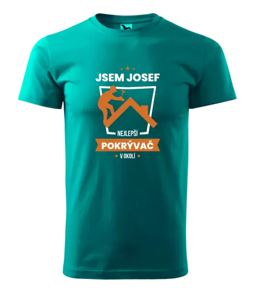 Pánské tričko Nejlepší v okolí - pokrývač