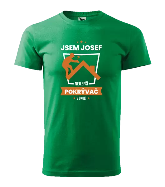 Pánské tričko Nejlepší v okolí - pokrývač
