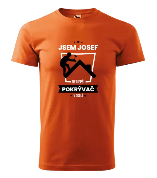 Pánské tričko Nejlepší v okolí - pokrývač