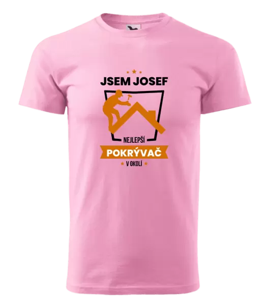 Pánské tričko Nejlepší v okolí - pokrývač