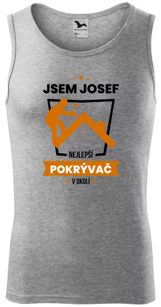 Pánské tílko Nejlepší v okolí - pokrývač
