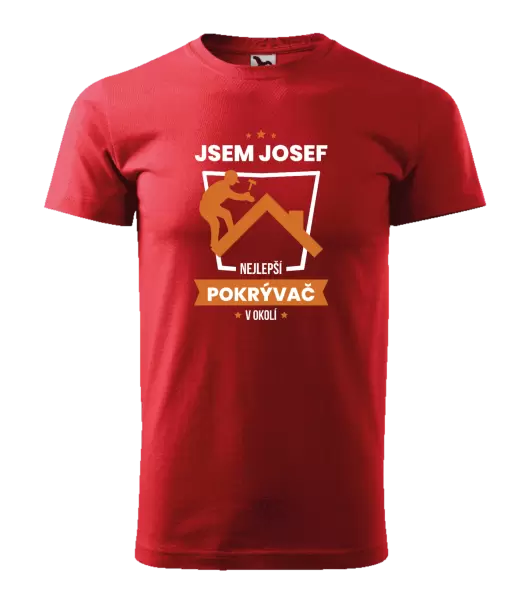 Pánské tričko Nejlepší v okolí - pokrývač
