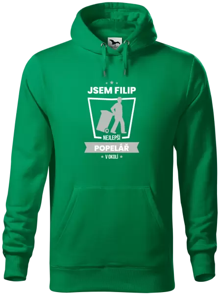 Pánská mikina Nejlepší v okolí - popelář