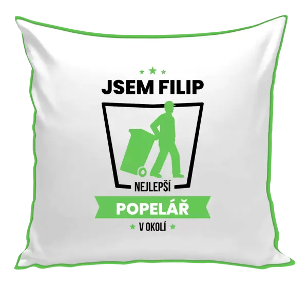 Polštář Nejlepší v okolí - popelář