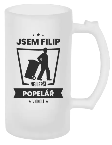 Půllitr Nejlepší v okolí - popelář