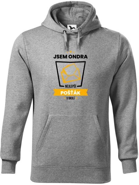 Pánská mikina Nejlepší v okolí - pošťák