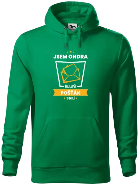 Pánská mikina Nejlepší v okolí - pošťák