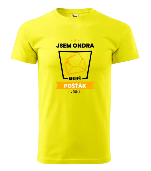 Pánské tričko Nejlepší v okolí - pošťák