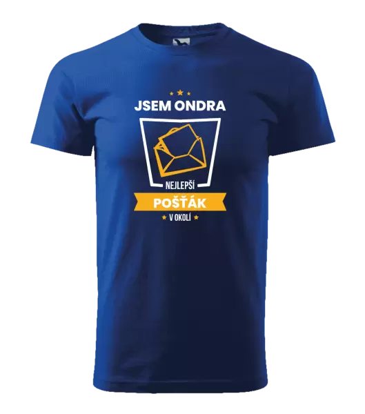 Pánské tričko Nejlepší v okolí - pošťák