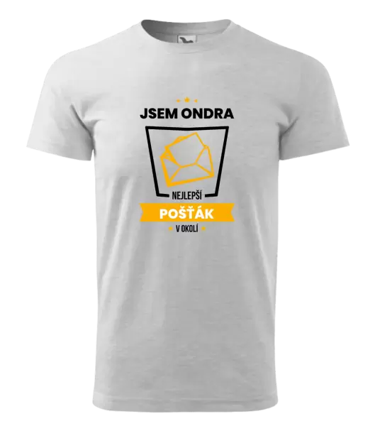 Pánské tričko Nejlepší v okolí - pošťák