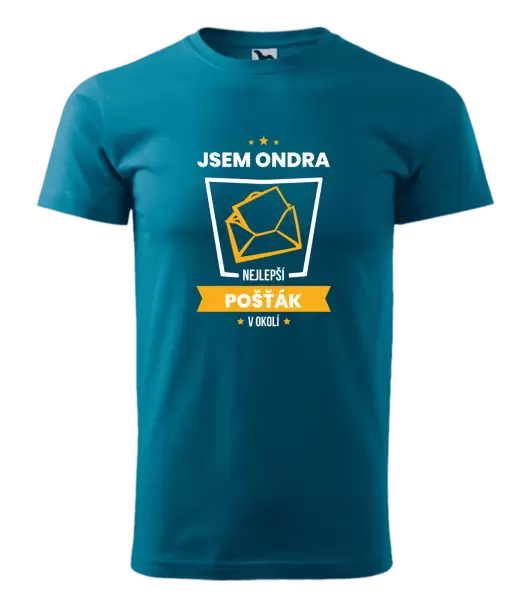 Pánské tričko Nejlepší v okolí - pošťák