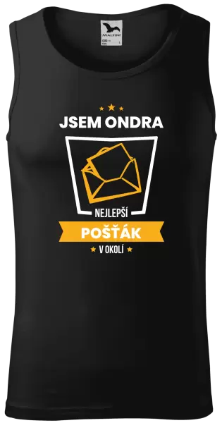 Pánské tílko Nejlepší v okolí - pošťák