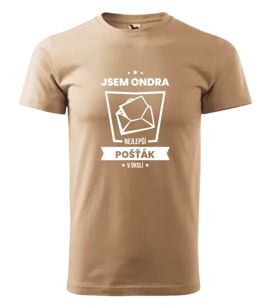 Pánské tričko Nejlepší v okolí - pošťák