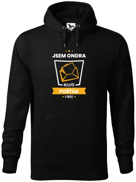 Pánská mikina Nejlepší v okolí - pošťák