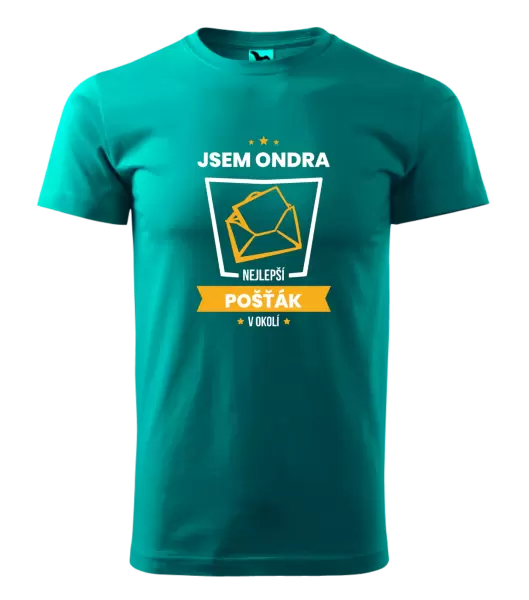 Pánské tričko Nejlepší v okolí - pošťák