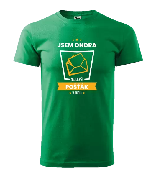 Pánské tričko Nejlepší v okolí - pošťák