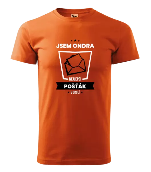 Pánské tričko Nejlepší v okolí - pošťák