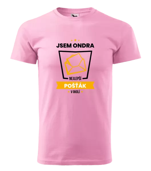 Pánské tričko Nejlepší v okolí - pošťák