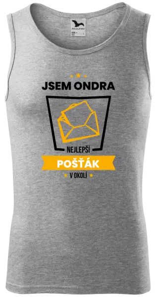 Pánské tílko Nejlepší v okolí - pošťák