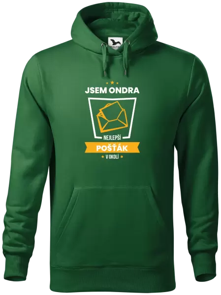 Pánská mikina Nejlepší v okolí - pošťák