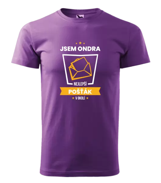 Pánské tričko Nejlepší v okolí - pošťák