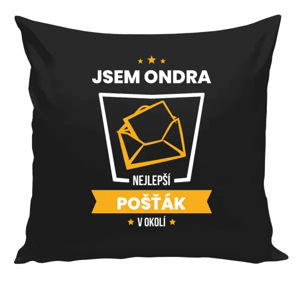 Polštář Nejlepší v okolí - pošťák