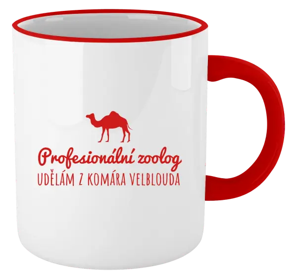 Hrnek Profesionální zoolog - Udělám z komára velblouda