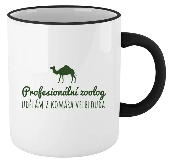 Hrnek Profesionální zoolog - Udělám z komára velblouda