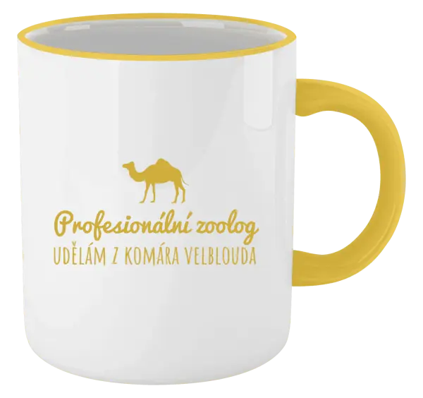 Hrnek Profesionální zoolog - Udělám z komára velblouda