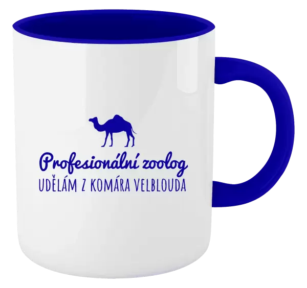 Hrnek Profesionální zoolog - Udělám z komára velblouda