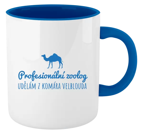 Hrnek Profesionální zoolog - Udělám z komára velblouda